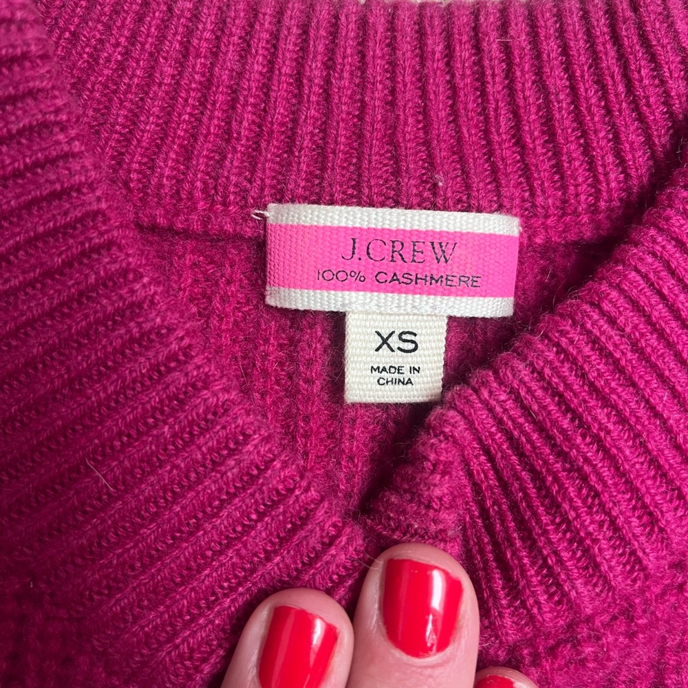 J. Crew Cashmere Crewneck Sweater - Picture 3 of 3